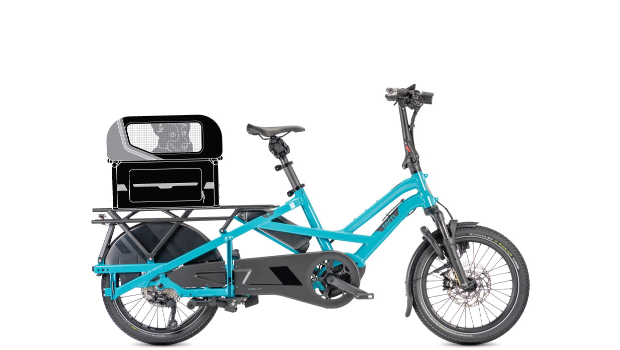 Tern GSD passenger setup for pets