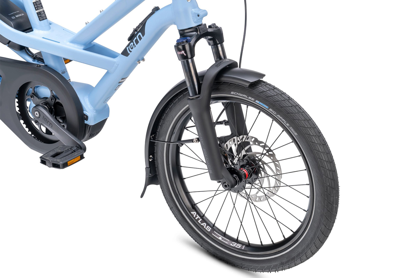 Suntour Suspension Fork on Tern HSD Gen 3