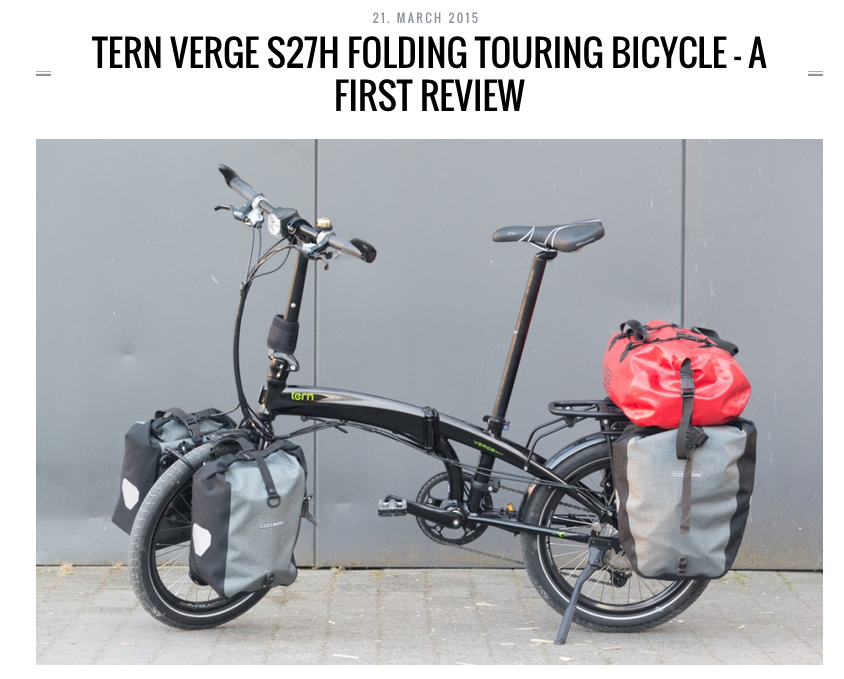 tern touring bike