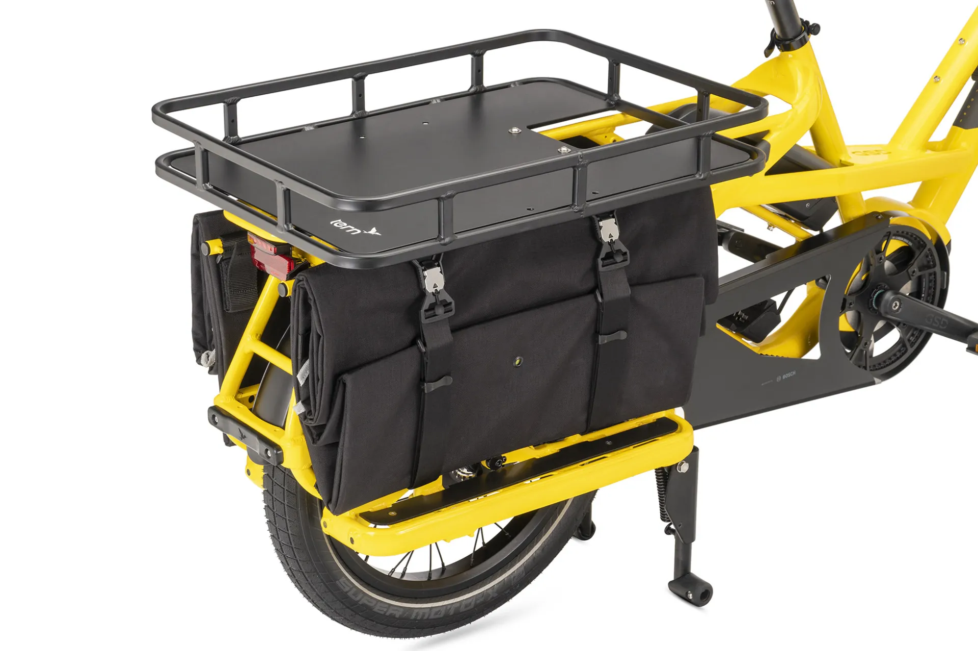 Shortbed Tray: Heavy-duty rear cargo tray | Tern Bicycles