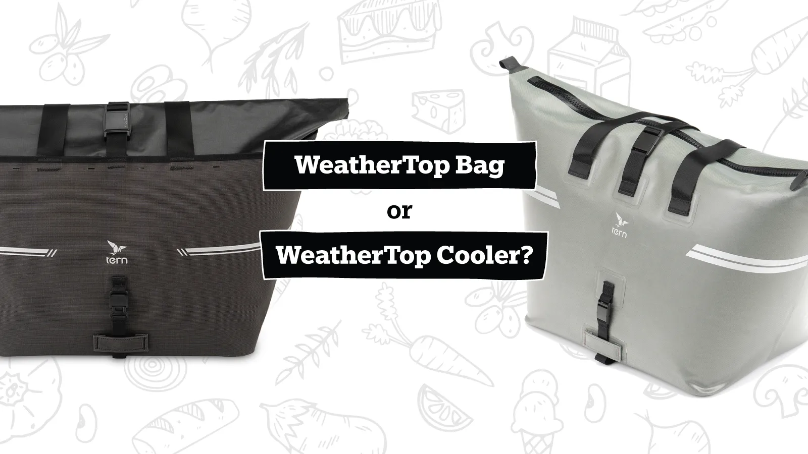 Tern - WeatherTop Bag - Sac étanche pour porte-bagages avant